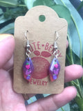 Cute Fruit Faceted Strawberry Grape Blueberry Sparkle Earrings - Cute Berry Jewelry