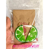 Cute Clay Lime Dangle Earrings 💚💚💚 - Cute Berry Jewelry