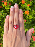 3D Print Apple Fruit Ring - Cute Berry Jewelry
